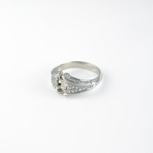 Load image into Gallery viewer, Filigree Diamond White Gold Semi Mount Ring
