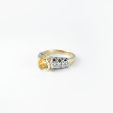 Load image into Gallery viewer, Diamond Two Tone Gold Semi Mount Ring
