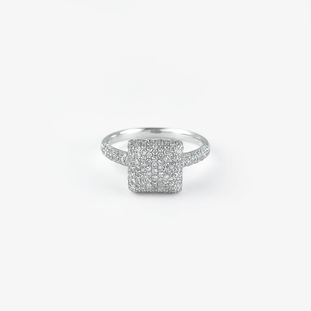 Multi-Diamond White Gold Ring