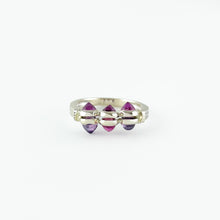 Load image into Gallery viewer, Bullet Sapphire White Gold Ring
