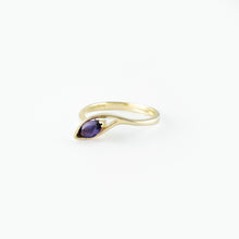 Load image into Gallery viewer, Marquise Amethyst Yellow Gold Ring
