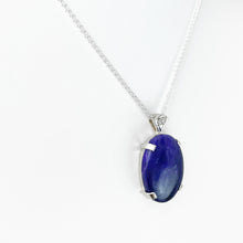 Load image into Gallery viewer, Sugilite and Diamond White Gold Pendant
