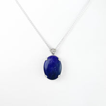 Load image into Gallery viewer, Sugilite and Diamond White Gold Pendant
