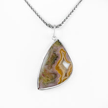 Load image into Gallery viewer, Laguna Agate Silver Pendant
