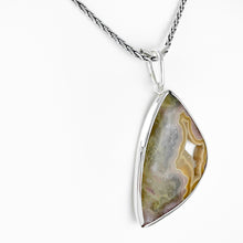 Load image into Gallery viewer, Laguna Agate Silver Pendant
