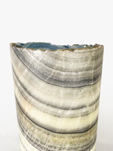 Load image into Gallery viewer, Gray Onyx Cylinder Lamp
