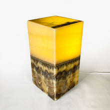 Load image into Gallery viewer, Orange Onyx Square Lamp
