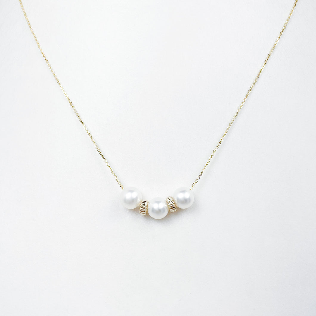 Pearl Yellow Gold Necklace