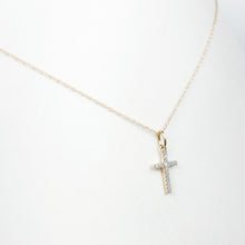 Load image into Gallery viewer, Diamond Cross Gold Necklace
