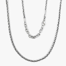 Load image into Gallery viewer, Wheat Silver Necklace Chain
