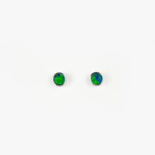 Load image into Gallery viewer, Boulder Opal Doublet Silver Stud Earrings
