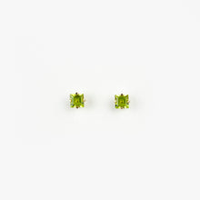 Load image into Gallery viewer, Peridot Yellow Gold Stud Earrings
