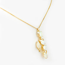 Load image into Gallery viewer, Crystal Opal Yellow Gold Pendant
