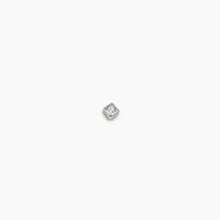 Load image into Gallery viewer, Diamond Square Single White Gold Stud Earring
