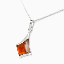 Load image into Gallery viewer, Amber Kite Silver Pendant
